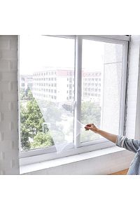 Tüm Cam Pencere Kapılara Uyumlu Çift Kanat Pencere Sinekliği ürün fotoğrafı