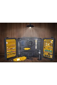 Alman Style 405 Parça Devir Ayarlı Gravür Oyma Makinesi Dremel Taşlama Zımpara Seti 450w ürün fotoğrafı