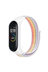 Xiaomi Mi Band 3/4/5/6/7 Uyumlu Hasır Dokuma Örgü Loop Yüksek Kalite Kordon Kayış ürün fotoğrafı