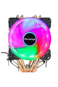 Cold Frost 603 Kule Tipi 3 Fanlı Rainbow Gaming Işlemci Fanı 6 Bakır Kanallı Cpu Fan Soğutma Sistemi ürün fotoğrafı