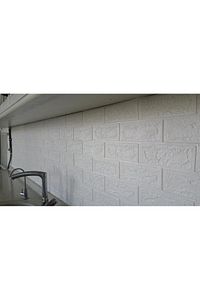 Kendinden Yapışkanlı Silinebilir Beyaz 3d Esnek Duvar Kağıdı Ev Ofis Salon Paneli 1 Adet 70x38 Cm ürün fotoğrafı