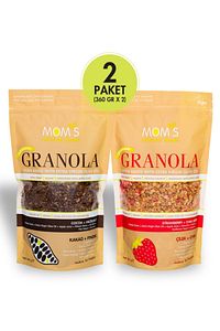 2'Lİ GRANOLA - ÇİLEK CHIA 360 G - KAKAO FINDIK 360 G ürün fotoğrafı