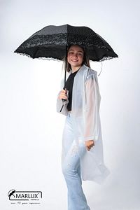 Lüx Kırılmaz Özellikli Bayan Taşıma Çantalı Şemsiye Siyah ürün fotoğrafı