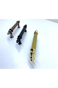 Osmanlı Kulp Vintage Model Altın 96mm Mutfak Dolabı Mobilya Kulpları ürün fotoğrafı