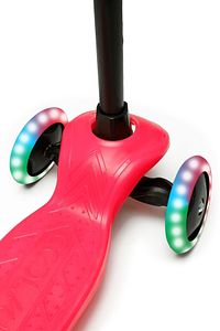 3 Toys - Dragon Işıklı Pembe Scooter - Led Işıklı Scooter - Fr59458 3+ Yaş Pembe ürün fotoğrafı
