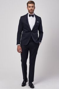 Erkek Slim Fit Dar Kesim Desenli Smokin Damatlık ürün fotoğrafı