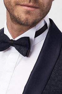 Erkek Slim Fit Dar Kesim Desenli Smokin Damatlık ürün fotoğrafı