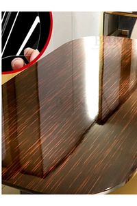 Ultra Şeffaf Kendinden Yapışkanlı Parlak Özel Masa Kaplama Folyosu 122x200cm ürün fotoğrafı