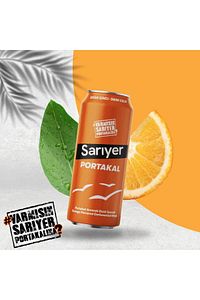 Sarıyer Portakal Aromalı Gazoz 330ml x 24 Adet ürün fotoğrafı