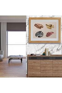 Pvc Karo 4 Adet Kendinden Yapışkanlı Banyo Mutfak Fayans Kaplama Mermer 30x60cm (0,72 M²) ürün fotoğrafı