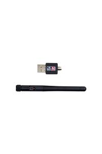 1200 Mbps Wireless Internet Kablosuz Antenli Adaptör Ağ Usb Wifi 2.4 Ghz ürün fotoğrafı