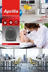 Aht 9015 Fanlı Isıtıcı Sıcak - Soğuk 2000W Termostatlı ürün fotoğrafı