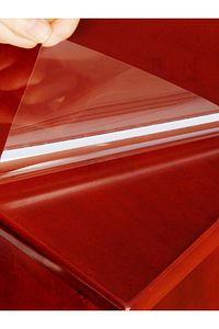Ultra Şeffaf Kendinden Yapışkanlı Parlak Özel Masa Kaplama Folyosu 122x200cm ürün fotoğrafı