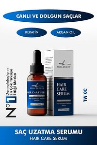 Hızlı Saç Uzatma Serumu, Argan Ve Keratin Özlü Dökülme Karşıtı 30 ml (ÖZEL FORMÜL) ürün fotoğrafı