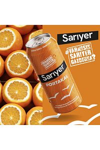 Sarıyer Portakal Aromalı Gazoz 330ml x 24 Adet ürün fotoğrafı