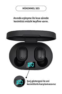 Dots E6s Bluetooth Kulaklık Universal Hd Ses Ios Android Xiaomi Uyumlu Çift Mikrofon Extra Bass Ae6s ürün fotoğrafı