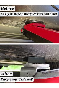 Tesla Uyumlu Lift Takozu - 4 Parça Jack Lift Pad Adaptörü - Tesla Model 3 S X Y Ile Uyumlu ürün fotoğrafı