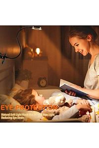9 Mod Led Çok Fonksiyonlu Akrobat Masa Lambası Şiddeti Ayarlanabilir 3 Farklı Işık Rengi Usb Girişli ürün fotoğrafı
