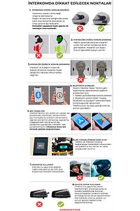Kn6100 Motosiklet Kask Interkom Bluetooth Intercom Kulaklık Seti Karbon Siyah Çanta Hediyeli ürün fotoğrafı