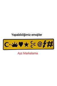 Dekor Plaka, Isimli Plaka, Cam Önü Plakası, Aksesuar Plaka ürün fotoğrafı