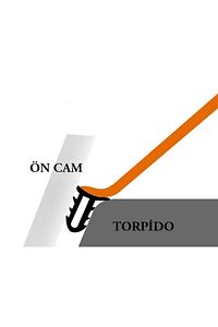 Araç Torpido Göğüs Konsol Ön Cam Arası Fitil Ses Yalıtım Fitili ürün fotoğrafı