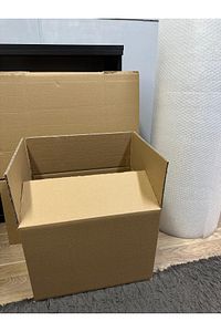 Kutu Taşınma Seti, 40x30x30cm 10’lu Çift Oluklu Boş Karton, 1.Adet Koli Bandı, 40gr. 5mt Patpat ürün fotoğrafı