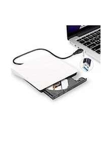 Harici Taşınabilir Usb 2.0 & 3.0 Dvd-rw Beyaz ürün fotoğrafı