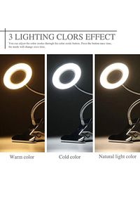 9 Mod Led Çok Fonksiyonlu Akrobat Masa Lambası Şiddeti Ayarlanabilir 3 Farklı Işık Rengi Usb Girişli ürün fotoğrafı