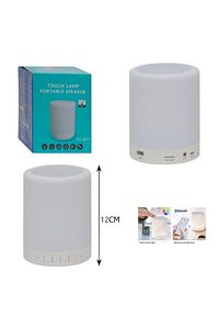 Gece Lambası Dokunmatik Lamba Renkli Led Işık Bluetooth Hoparlör Usb Şarj Kablosuz Speaker ürün fotoğrafı
