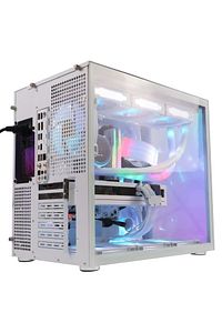 F-7 Beyaz 7 Rgb Fanlı Atx Oyuncu Bilgisayar Kasası ürün fotoğrafı