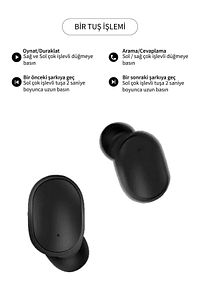 Dots E6s Bluetooth Kulaklık Universal Hd Ses Ios Android Xiaomi Uyumlu Çift Mikrofon Extra Bass Ae6s ürün fotoğrafı