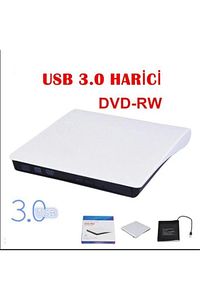 Harici Taşınabilir Usb 2.0 & 3.0 Dvd-rw Beyaz ürün fotoğrafı