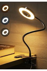 9 Mod Led Çok Fonksiyonlu Akrobat Masa Lambası Şiddeti Ayarlanabilir 3 Farklı Işık Rengi Usb Girişli ürün fotoğrafı