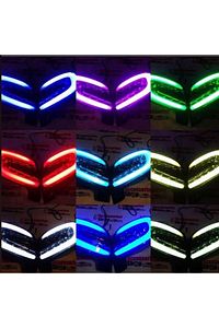 PEUGEOT 206 MULTİCOLOR İRAN LED STOP KUMANDALI RGB Uyumlu ürün fotoğrafı