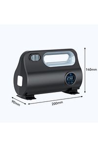 Kablolu Led Işıklı Taşınabilir Hava Pompası Kompresör Araç Lastik Şişirme Makinesi ürün fotoğrafı