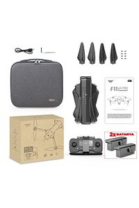 F11 Pro Combo 4k Kameralı Drone Seti - 2 Batarya - 1.5 Km Menzil - 26dakika Uçuş Süresi Çanta Hdr10 ürün fotoğrafı