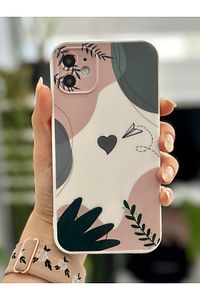 Iphone 11 Uyumlu (12 Görünümlü Köşeli ) Içi Kadife Secret Garden Renkli Kılıf ürün fotoğrafı