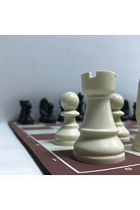 Profesyonel Satranç Takımı (95MM - AĞIRLIKLI - YEDEK VEZİRLİ) ürün fotoğrafı