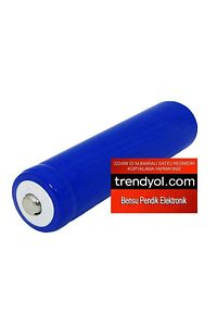 Şarjlı Pil 18650 3.7 V 6800 Mah Şarj Edilebilir Li-ion Pil 1ad Turbo Model Şarjlı Pil 1 Adet Pendik ürün fotoğrafı