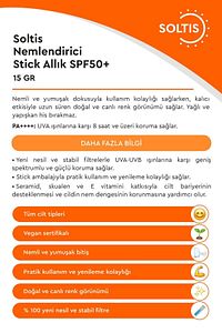 Nemlendirici Stick Allık Spf50 01, 15 gr ürün fotoğrafı