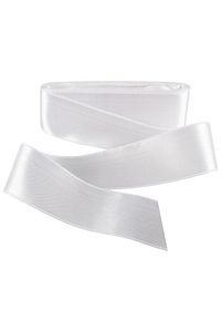 Beyaz Saten Kurdela 2,5 Cm. 10 Metre Geniş Saten Kurdele ürün fotoğrafı
