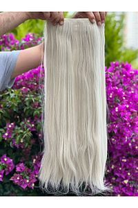 Soğuk Sarı Yarımay +2 Yan Düz Çıt Çıt - 65 Cm Fiber Sentetik ürün fotoğrafı
