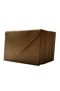 Kraft Zarf 100'lü Paket ( 7 X 9 Cm ) - Mini Kraft Zarf ürün fotoğrafı