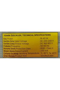 18-40 Watt Led Driver Ct-2517 ürün fotoğrafı