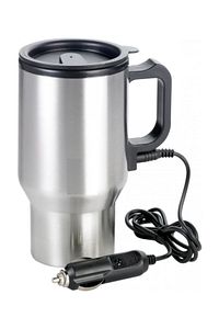 Akıllı Araba Kettle Kapaklı Termos Tüm Arabalara Uyumlu Çakmaklık Girişli Nescafe Su Isıtıcı Bardak ürün fotoğrafı