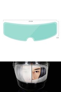 Film Yağmur Buğ Engelleyici Su Kaydırıcı Cam Pro Tüm Kasklara Uyumlu Motorsiklet Kask Ön Cam Sticker ürün fotoğrafı