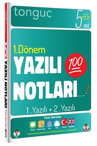Tonguç 5. Sınıf 1. Dönem 1. Ve 2. Yazılı Notları ürün fotoğrafı