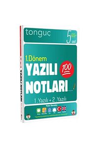 Tonguç 5. Sınıf 1. Dönem 1. Ve 2. Yazılı Notları ürün fotoğrafı