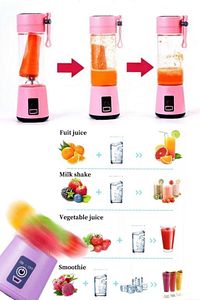 Mixer 380 Ml Detox Mixer Taşınabilir Shaker Termos 380 Ml Smoothie Blenderı Ice Coffee Milkshake Set ürün fotoğrafı