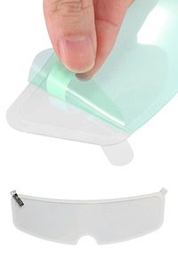 Film Yağmur Buğ Engelleyici Su Kaydırıcı Cam Pro Tüm Kasklara Uyumlu Motorsiklet Kask Ön Cam Sticker ürün fotoğrafı